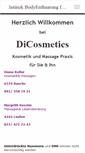 Mobile Screenshot of di-cosmetics.com