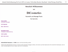 Tablet Screenshot of di-cosmetics.com